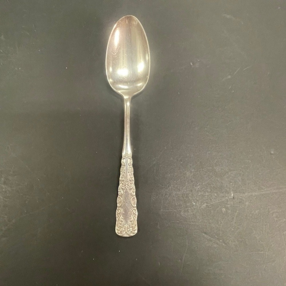 Silver Plate Teaspoon 1847 Rogers Bros with Ornate Pattern LS2